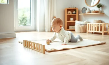 Aménager un espace de motricité libre sécurisé au sol pour bébé
