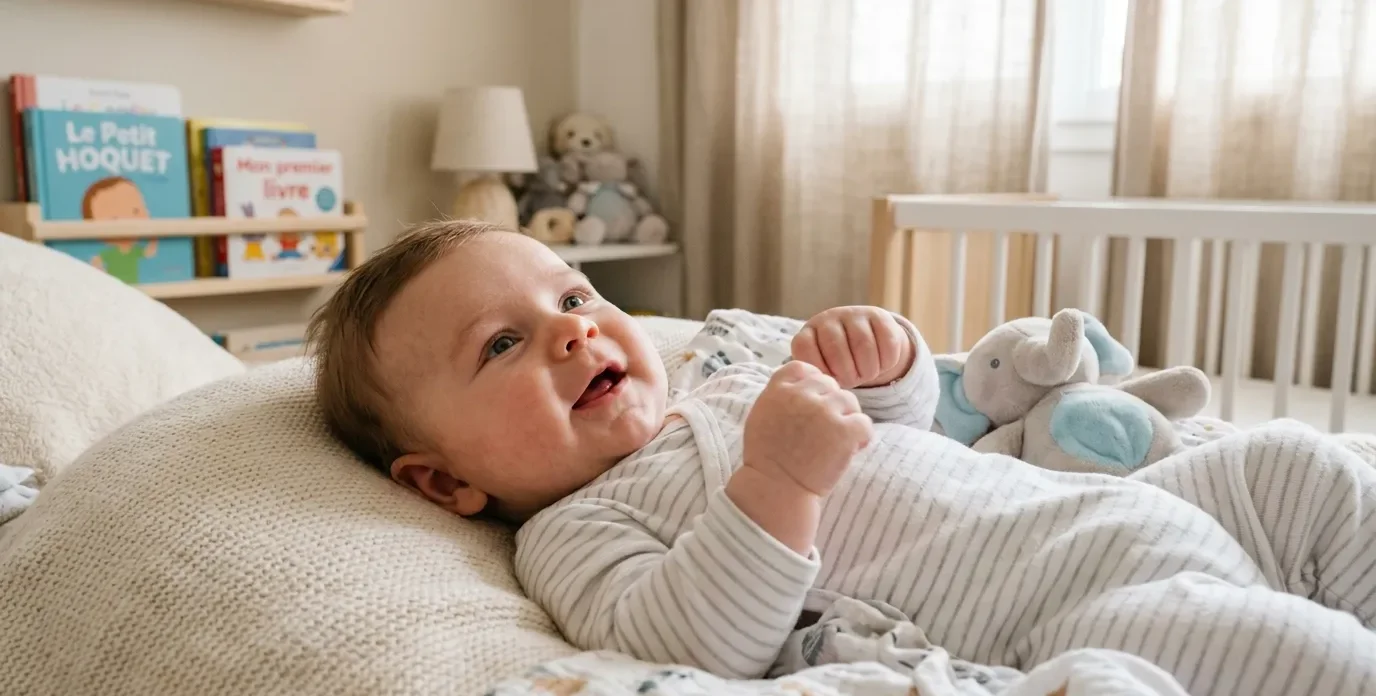Pourquoi un bébé attrape-t-il systématiquement le hoquet après avoir bu son lait ?