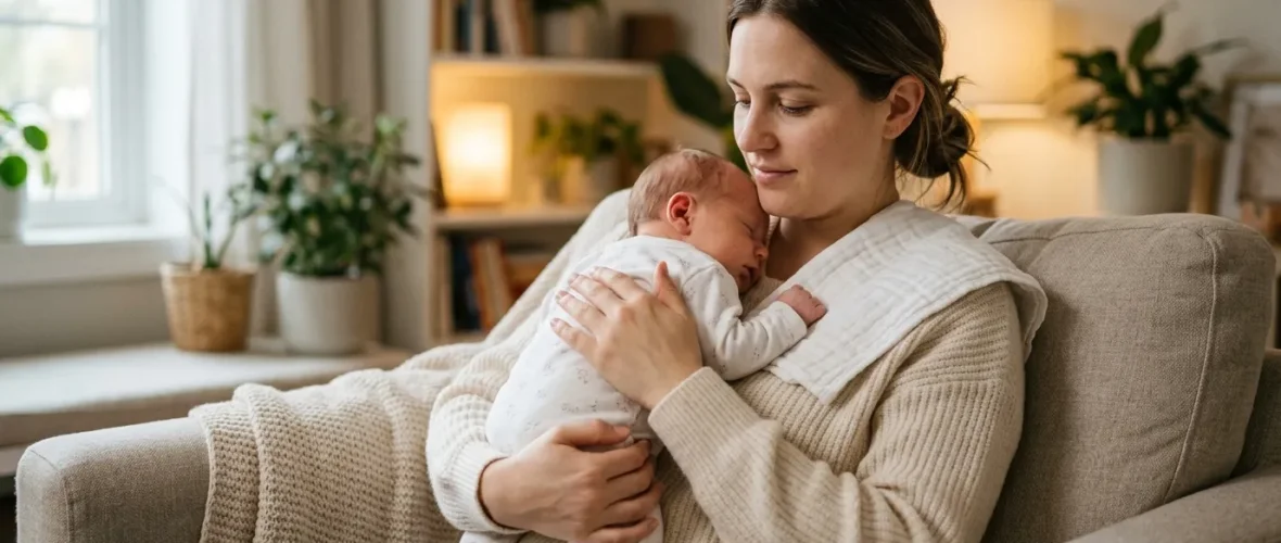 Rot bébé : 3 positions confortables pour l'aider à évacuer l'air après la tétée
