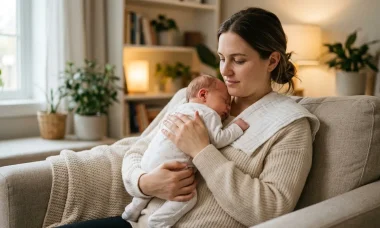 Rot bébé : 3 positions confortables pour l'aider à évacuer l'air après la tétée